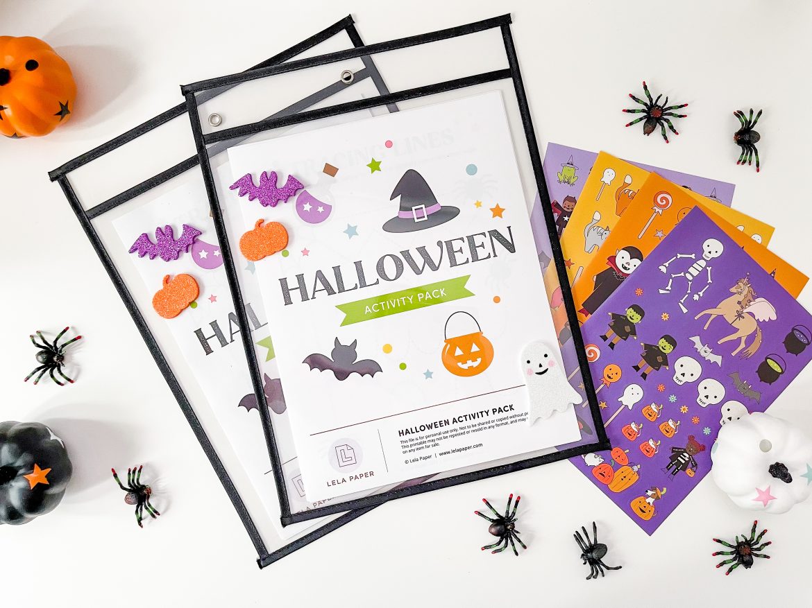 Halloween Activity Pack Printable for Kids